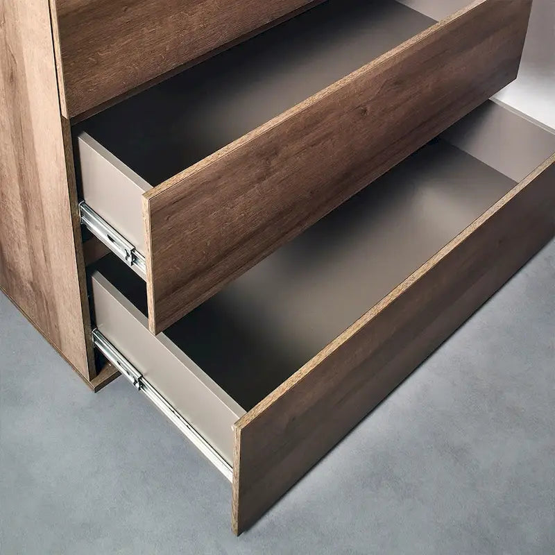 Four-Drawer Modern Wooden Cabinet