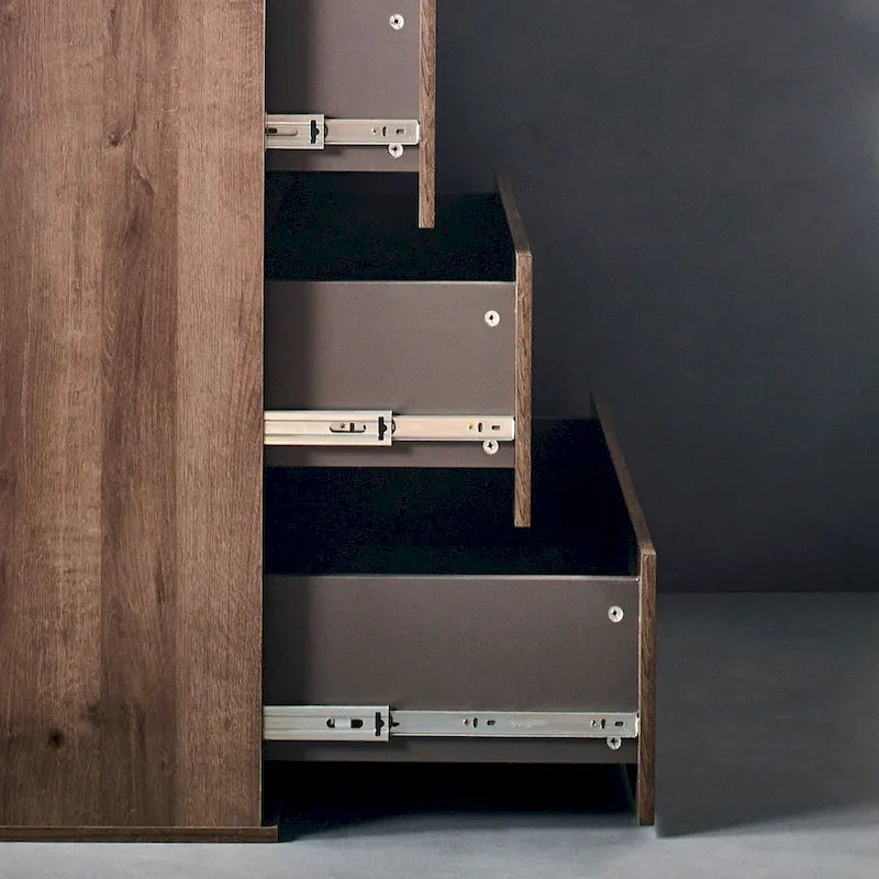 Four-Drawer Modern Wooden Cabinet