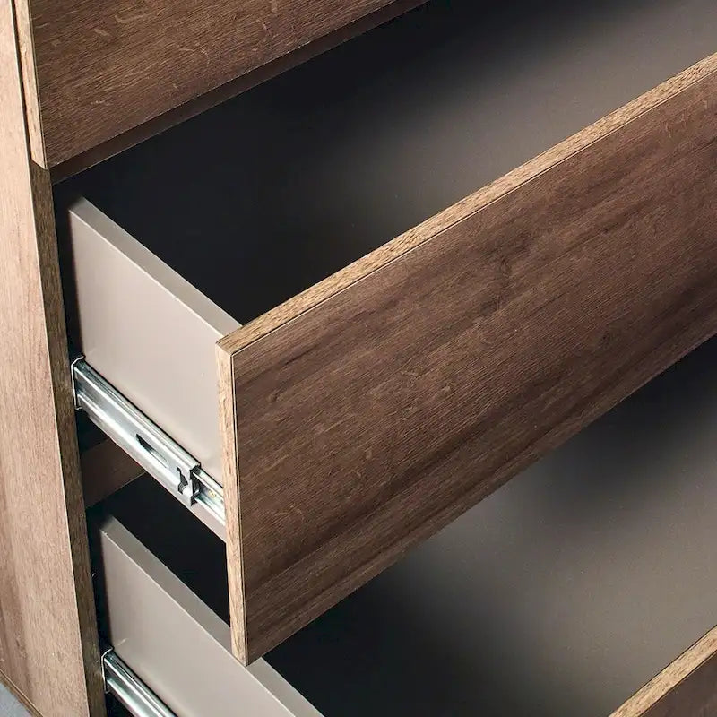 Four-Drawer Modern Wooden Cabinet