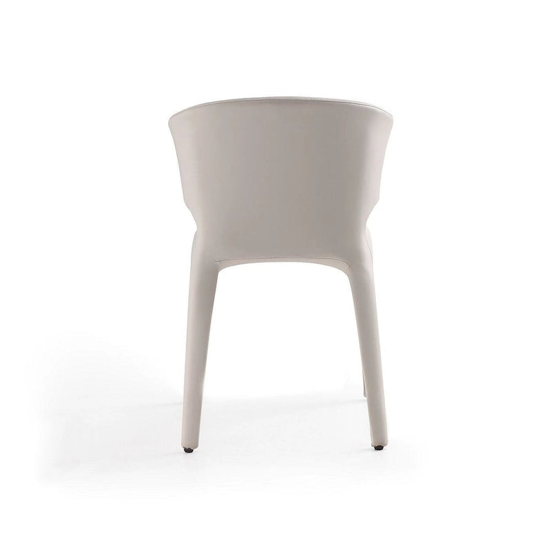 Conrad Cream Faux Leather Dining Chair (Set of 2)
