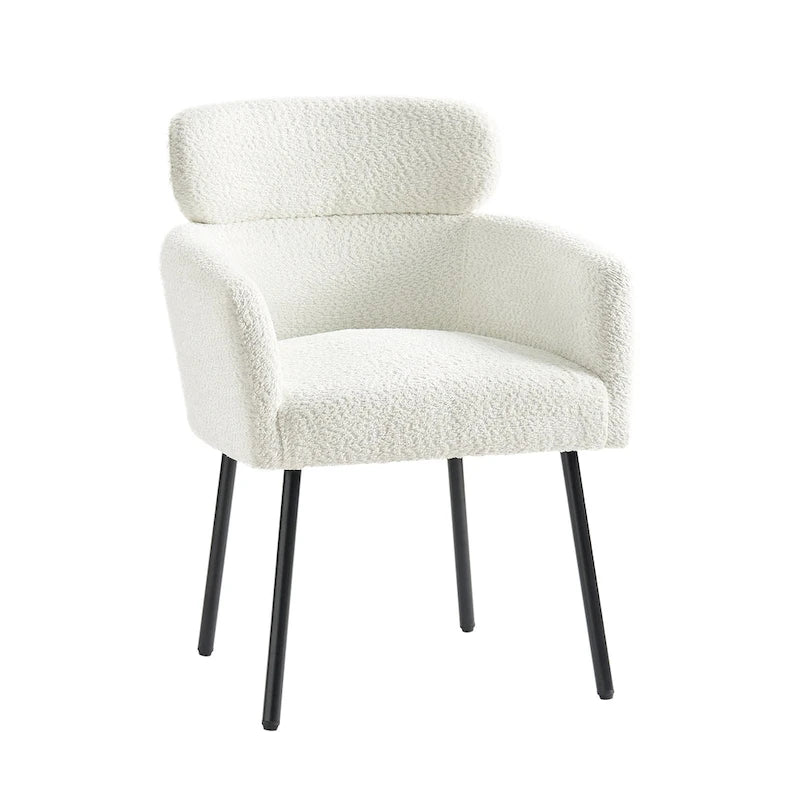 Modern Bouncy Fabric Dining Chairs With Adjustable Legs