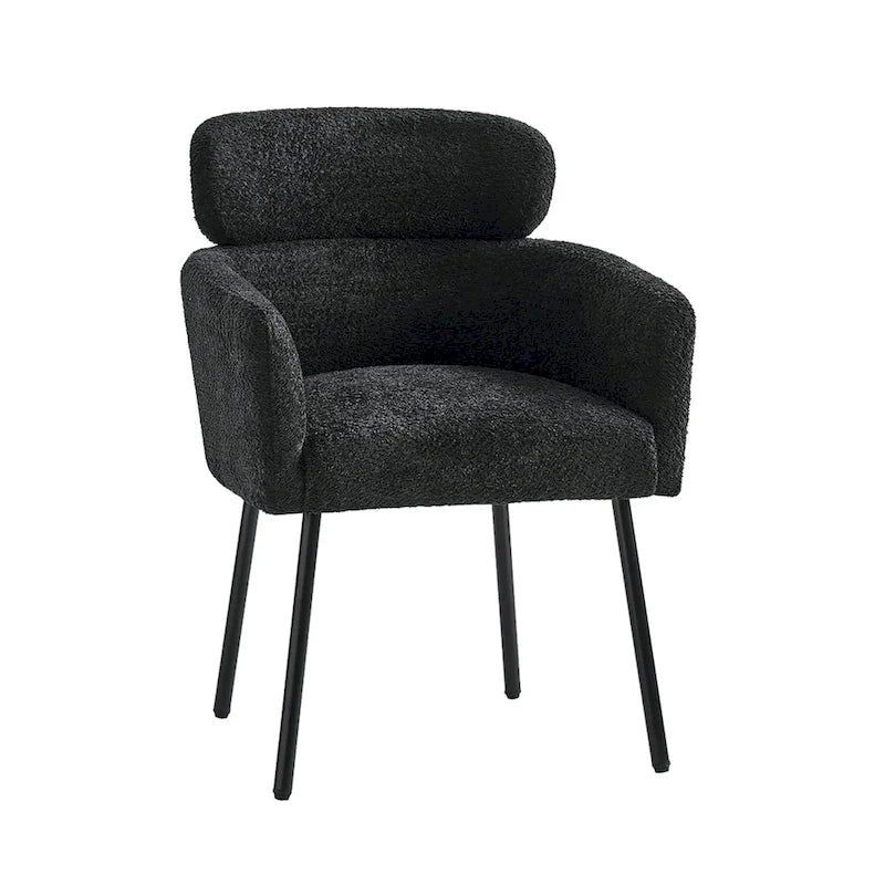 Modern Bouncy Fabric Dining Chairs With Adjustable Legs