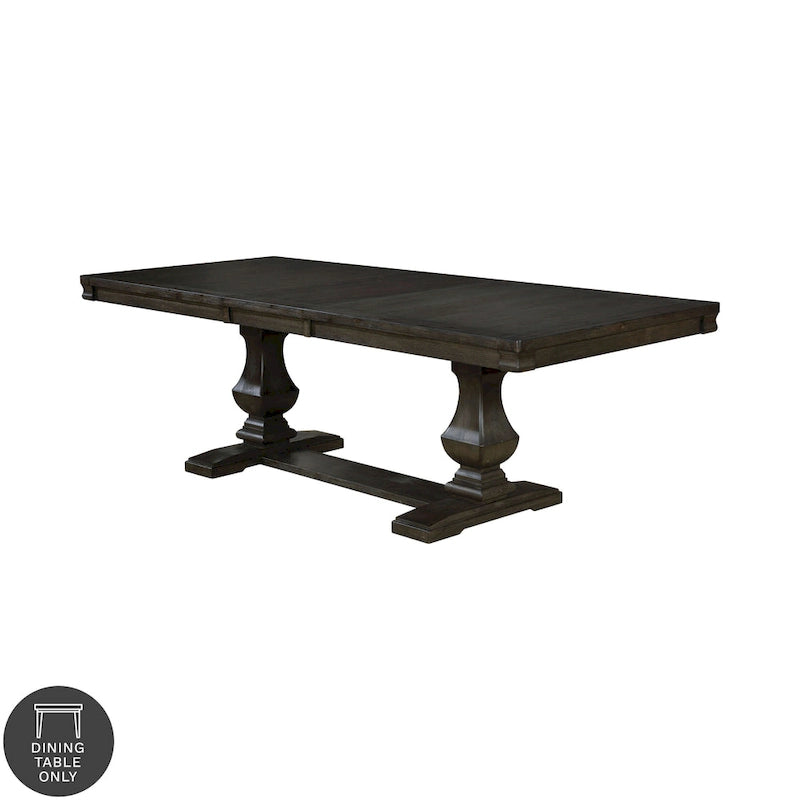 94-Inch Wooden Extendable Dining Table