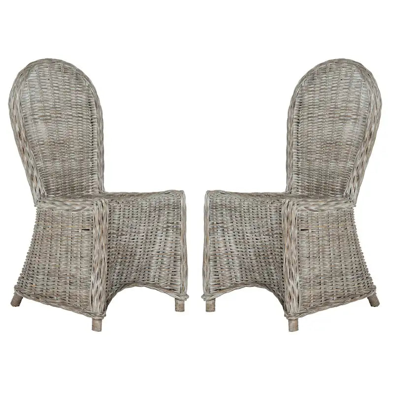 White Washed Dining Chairs (Two-Pack)